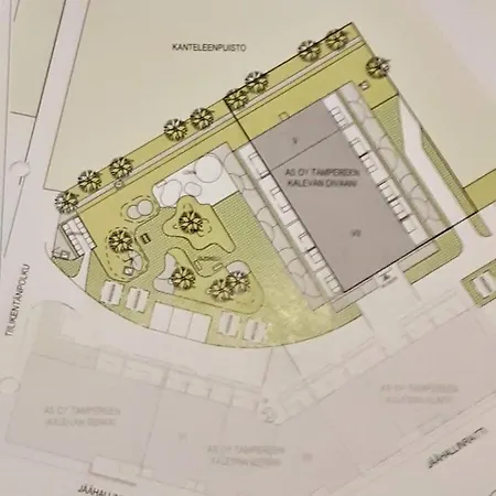 Puisto-kaleva, Uusi, Upea Asunto Parkkihallilla شقة